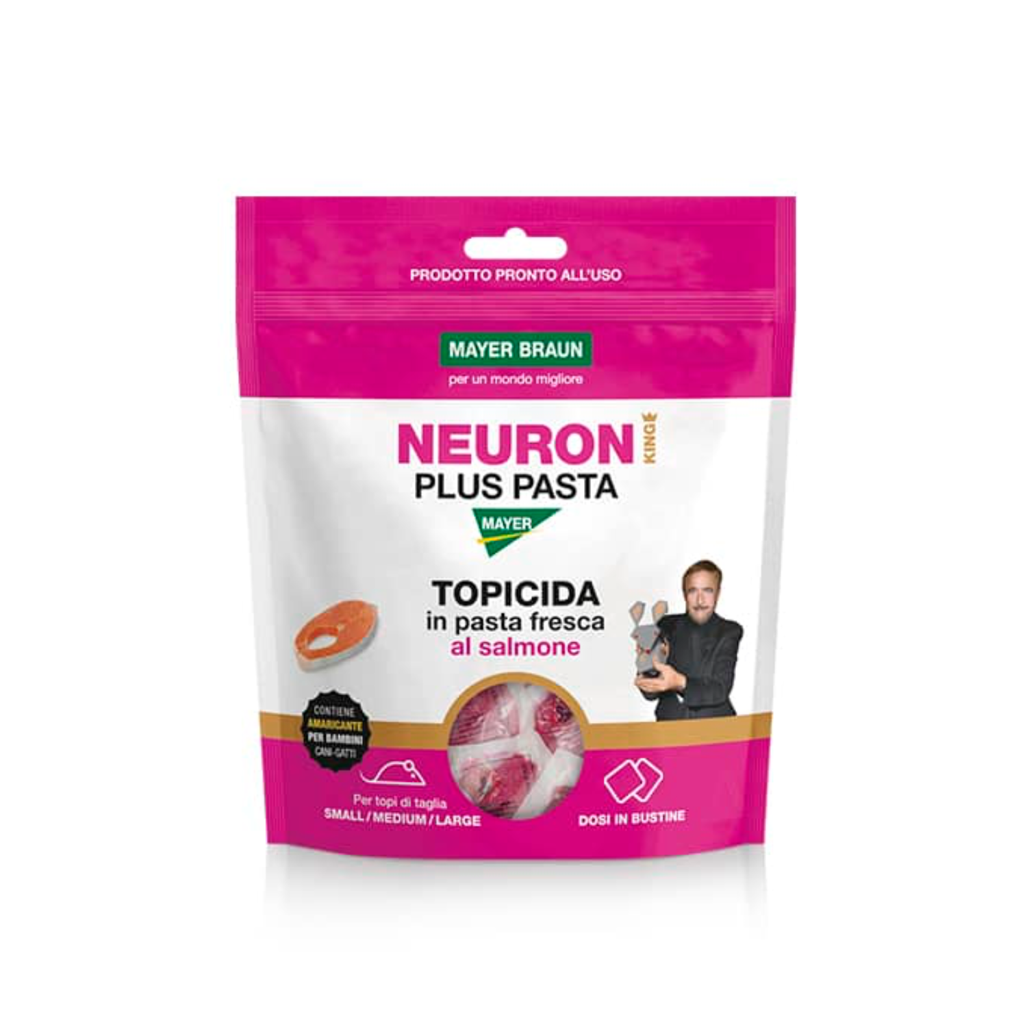 Topicida Neuron plus bustine gusto salmone